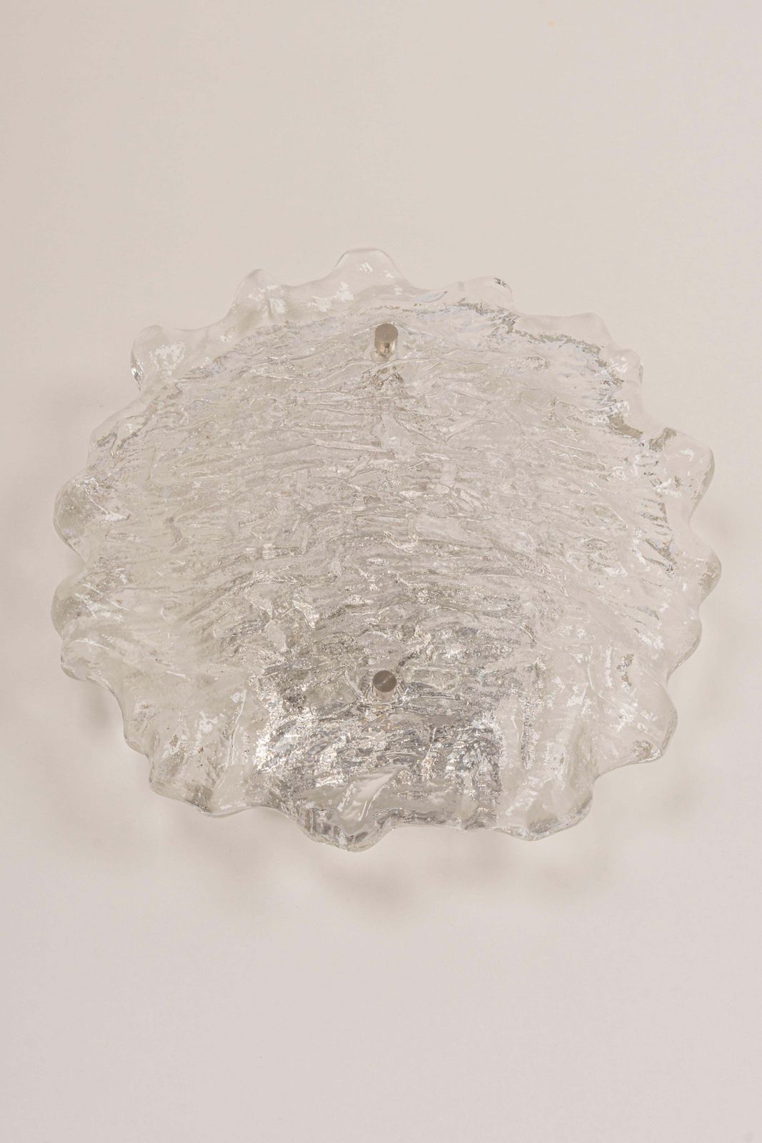 1 Of 2 Exclusive Sputnik Crystal Glass Wall Sconce By Peill & Putzler, Germany photo vinterior