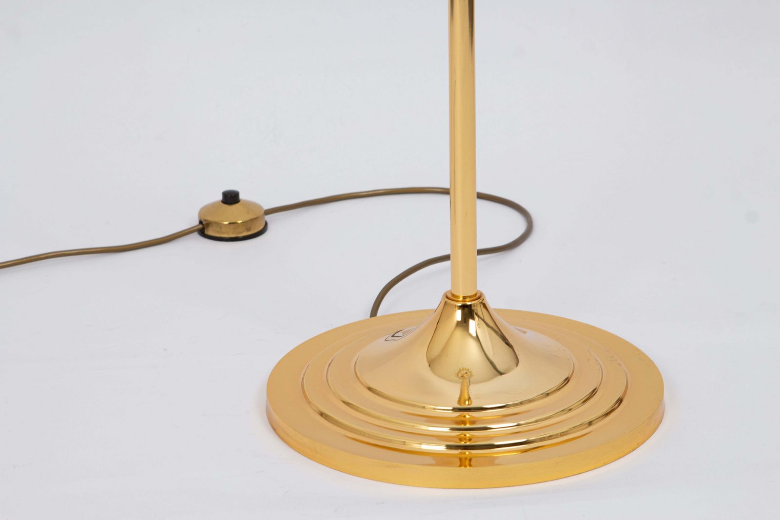 Stunning Large Brass Floor Lamp With Crystal Rods By C.Palme , Germany, 1970s photo Lighting