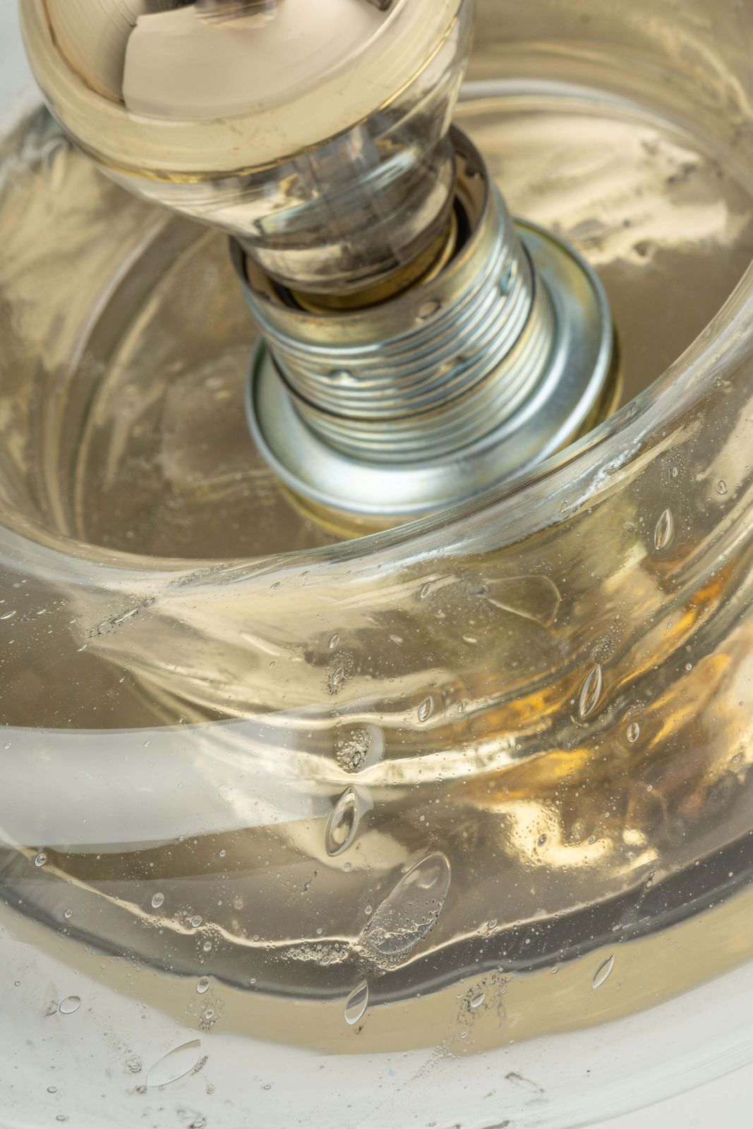 photo furniture 1 Of 6 Special Clear Glass Wall Light Doughnut Shape By Doria, Germany, 1960s
