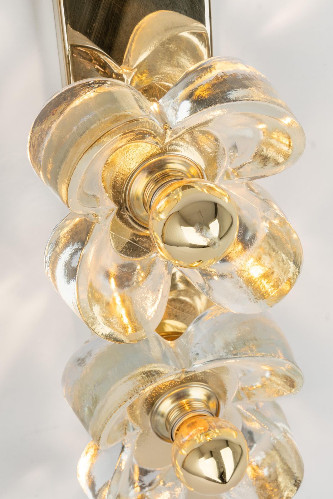 photo furniture 1 Of 2 Stunning Glass Wall Light By Sische, Germany, 1970s