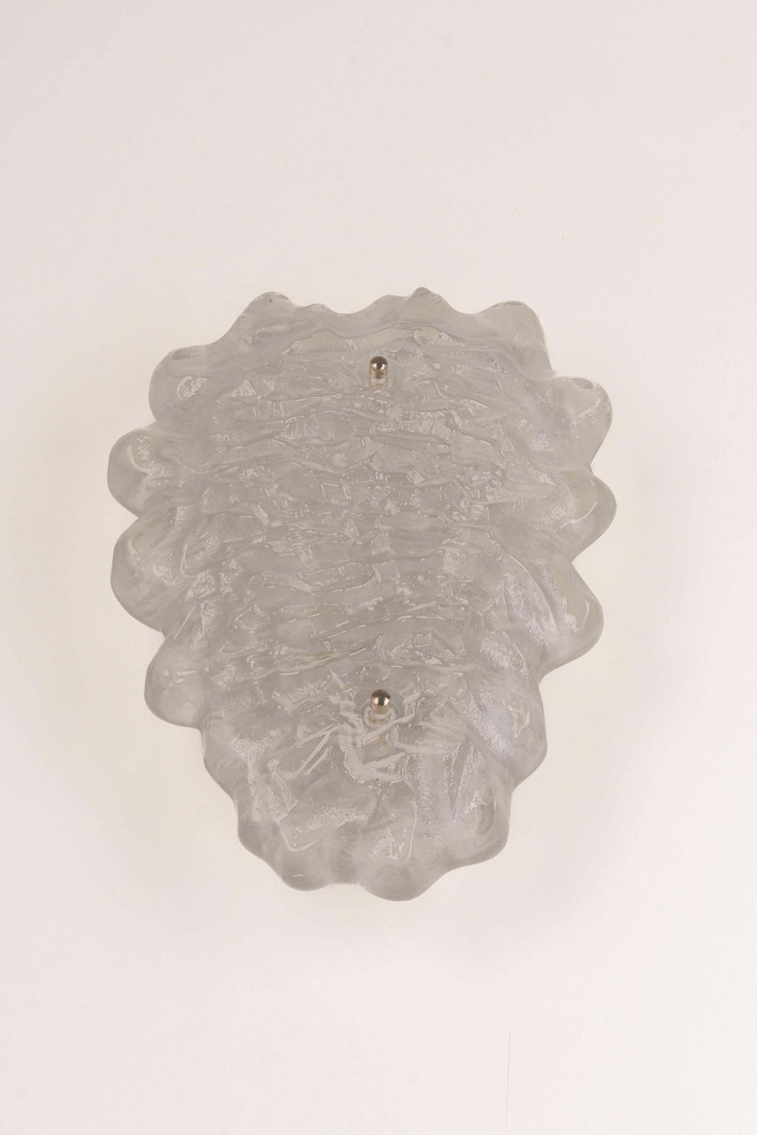 Pair Of Exclusive Sputnik Crystal Glass Wall Sconces By Peill & Putzler, Germany photo vintage