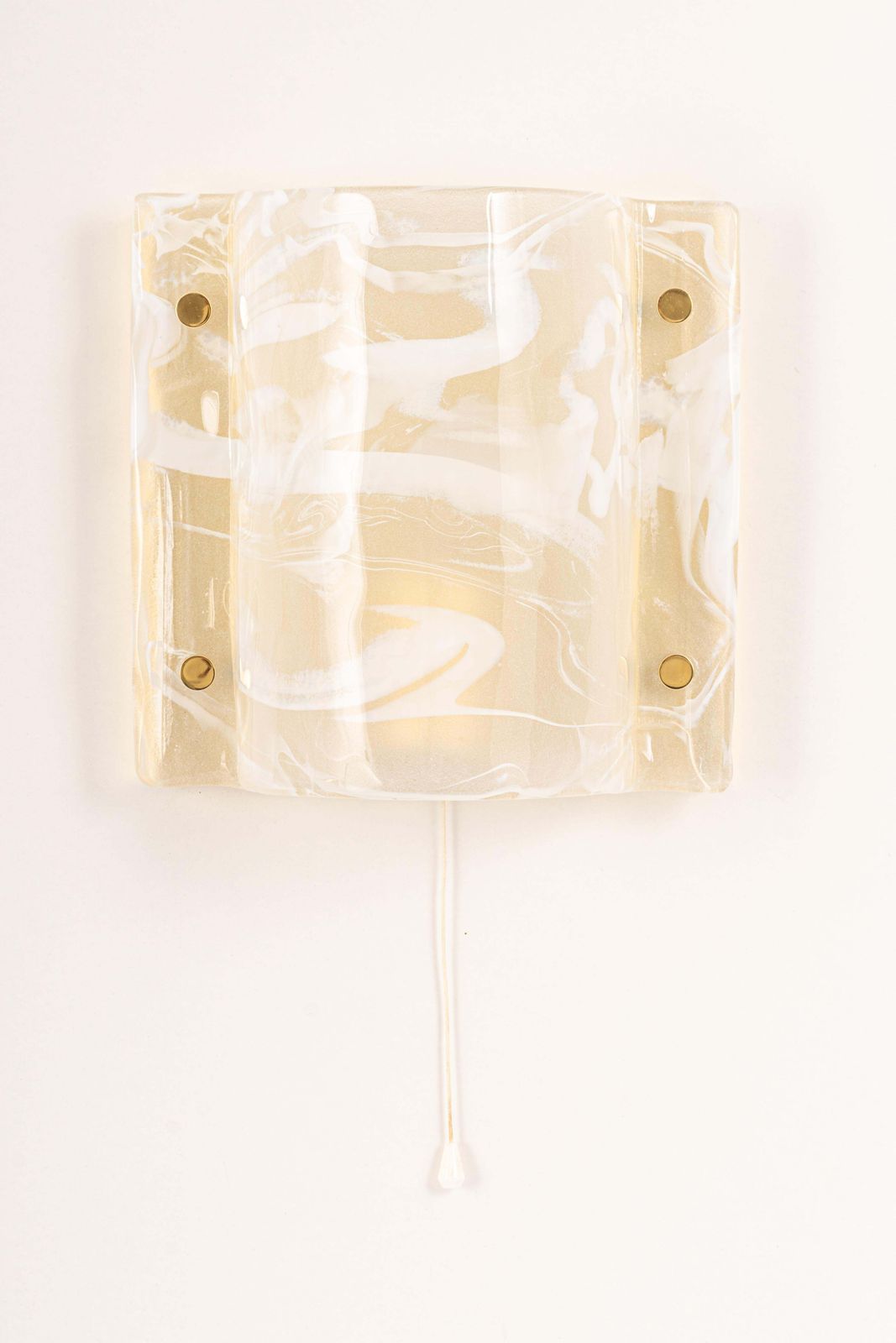 Pair Of Murano Glass Wall Sconces By Hillebrand, Germany, 1970s photo furniture