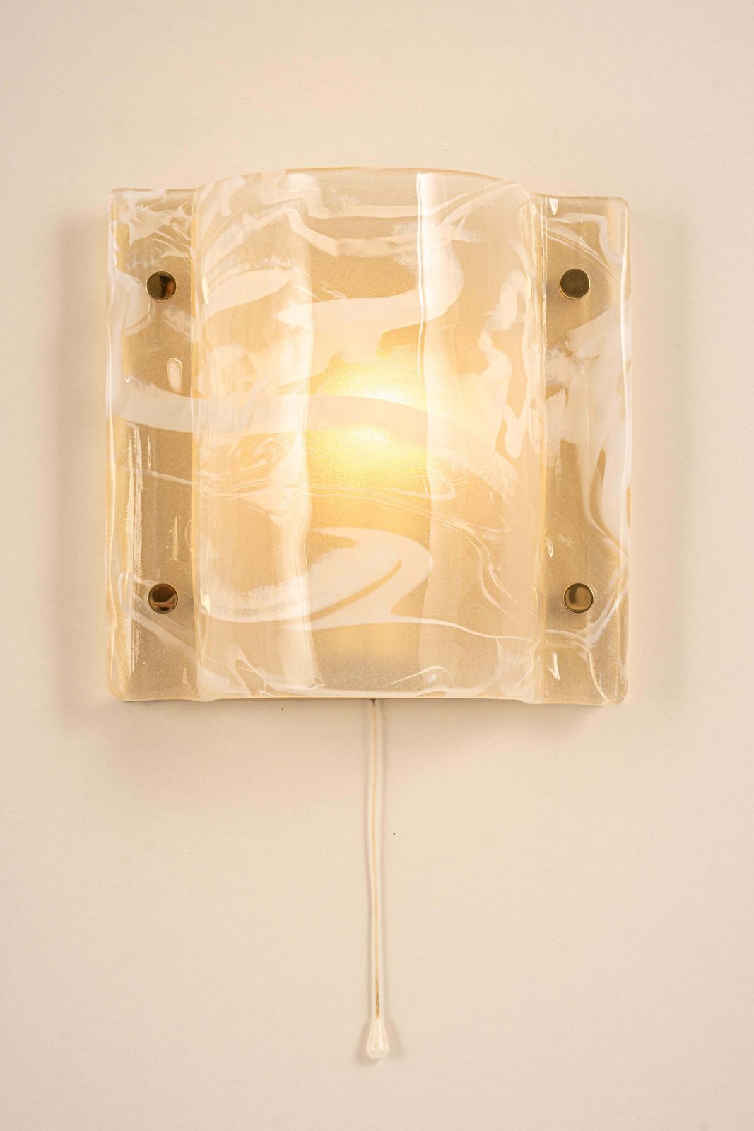 Pair Of Murano Glass Wall Sconces By Hillebrand, Germany, 1970s photo 1247.0
