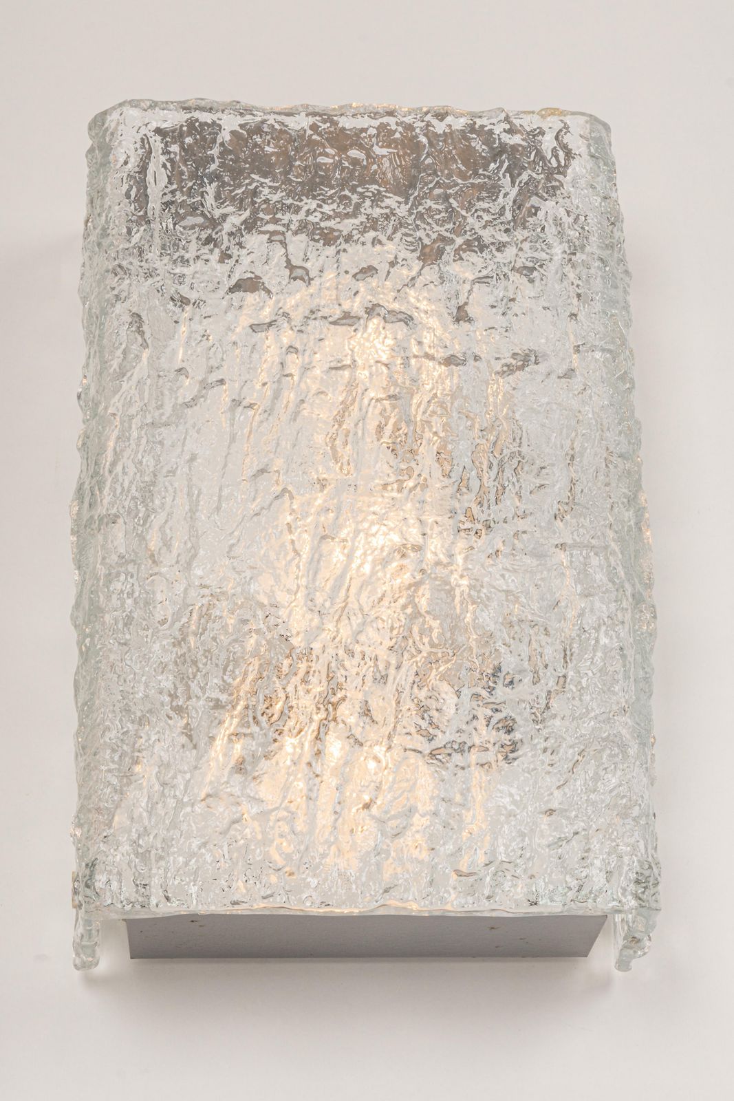 1 Of 3 Sets / Pair Of Murano Glass Sconces By Kaiser, Germany, 1970s photo vintage