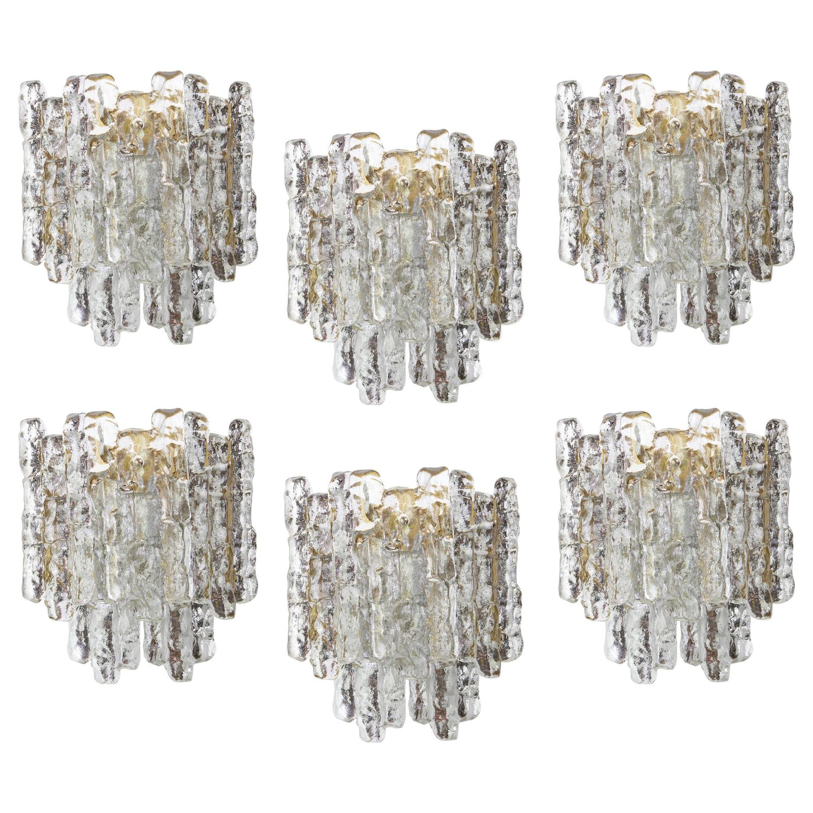 1 Of 3 Pairs Of Large Kalmar Sconces Wall Lights, Austria, 1960s