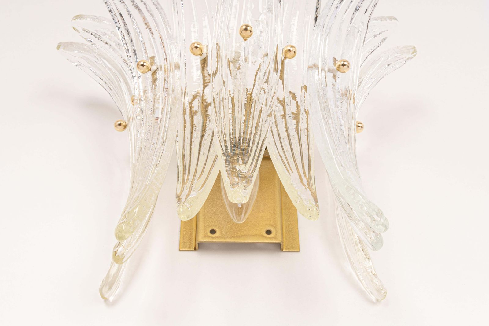 photo furniture 1 Of 2 Sets Of Large Kalmar Sconces Palmette Wall Lights, Austria, 1970s