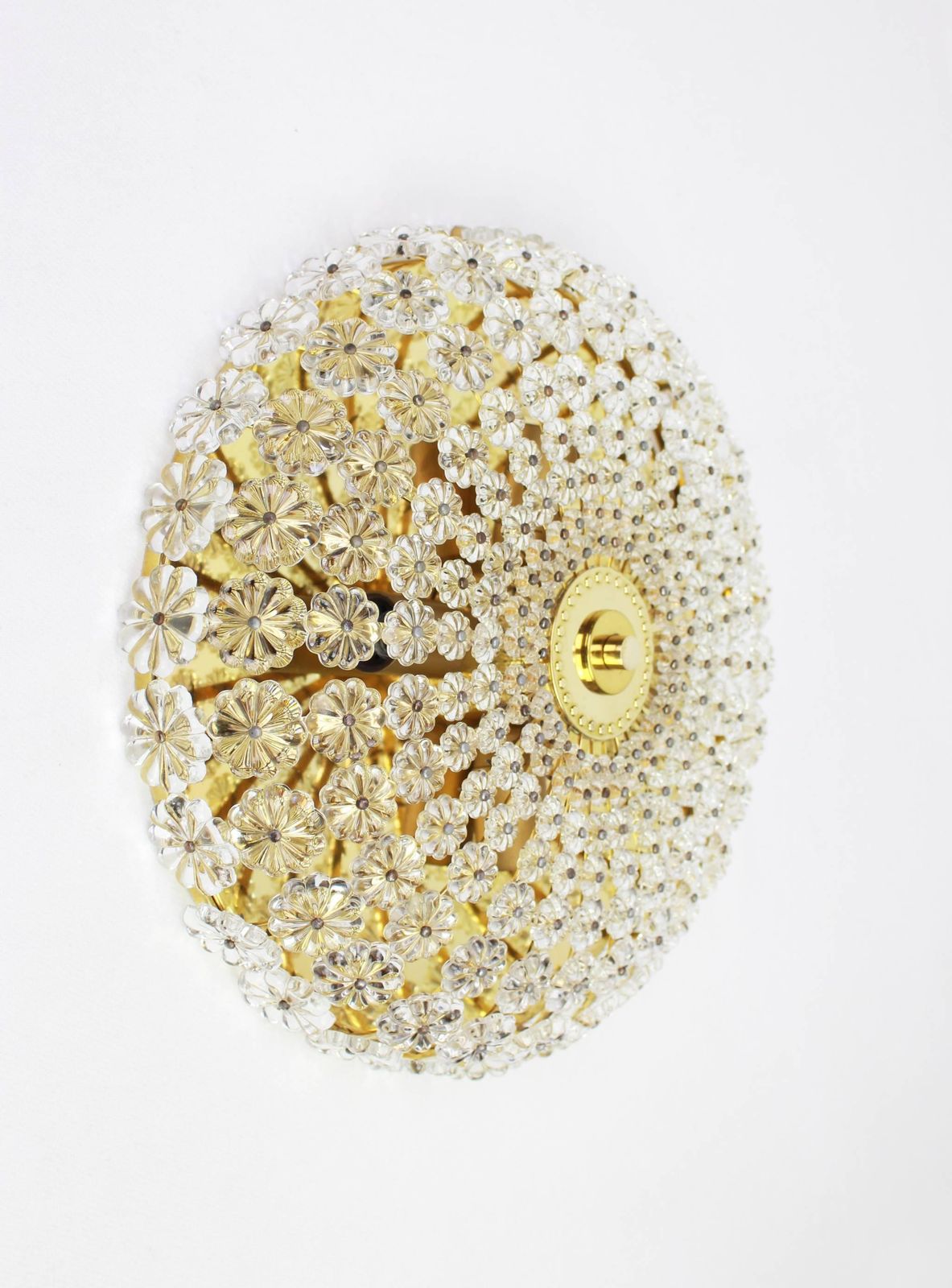 Stunning Flower Wall Sconce By Emil Stejnar, Austria, 1960s photo furniture