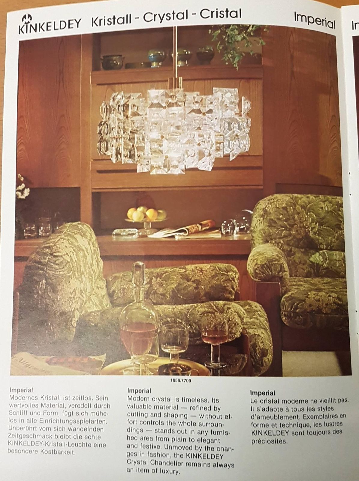 Wonderful Pair Of Crystal Sconces By Kinkeldey, Germany, 1970s photo vinterior