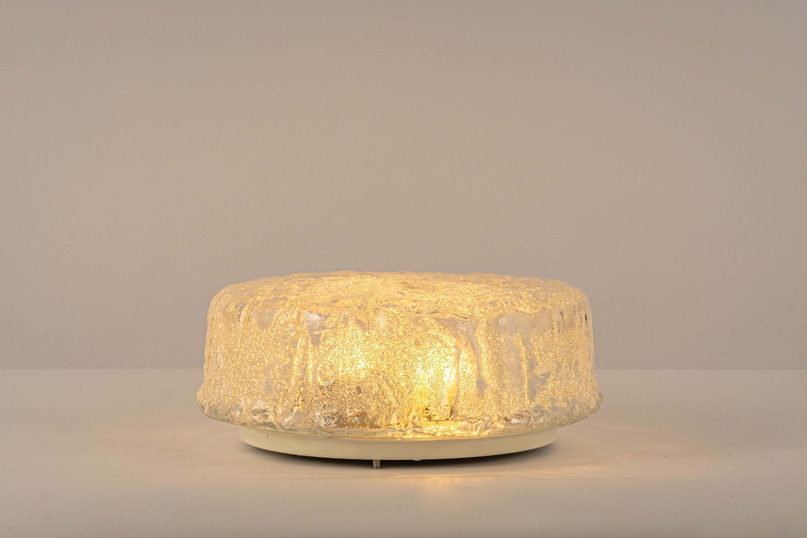 1 Of 4 Round Murano Glass Flush Mount By Limburg, Germany, 1970s photo buy