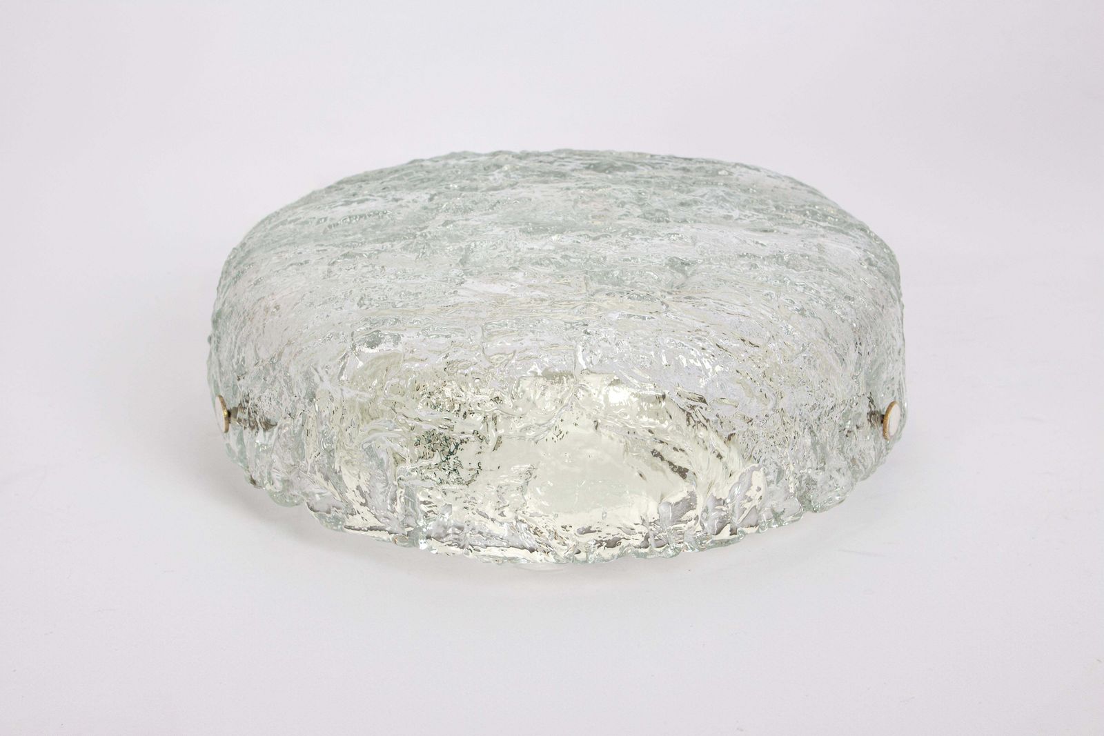 photo furniture 1 Of 8 Petite Murano Glass Flushmount Fixture By Kaiser, Germany, 1960s