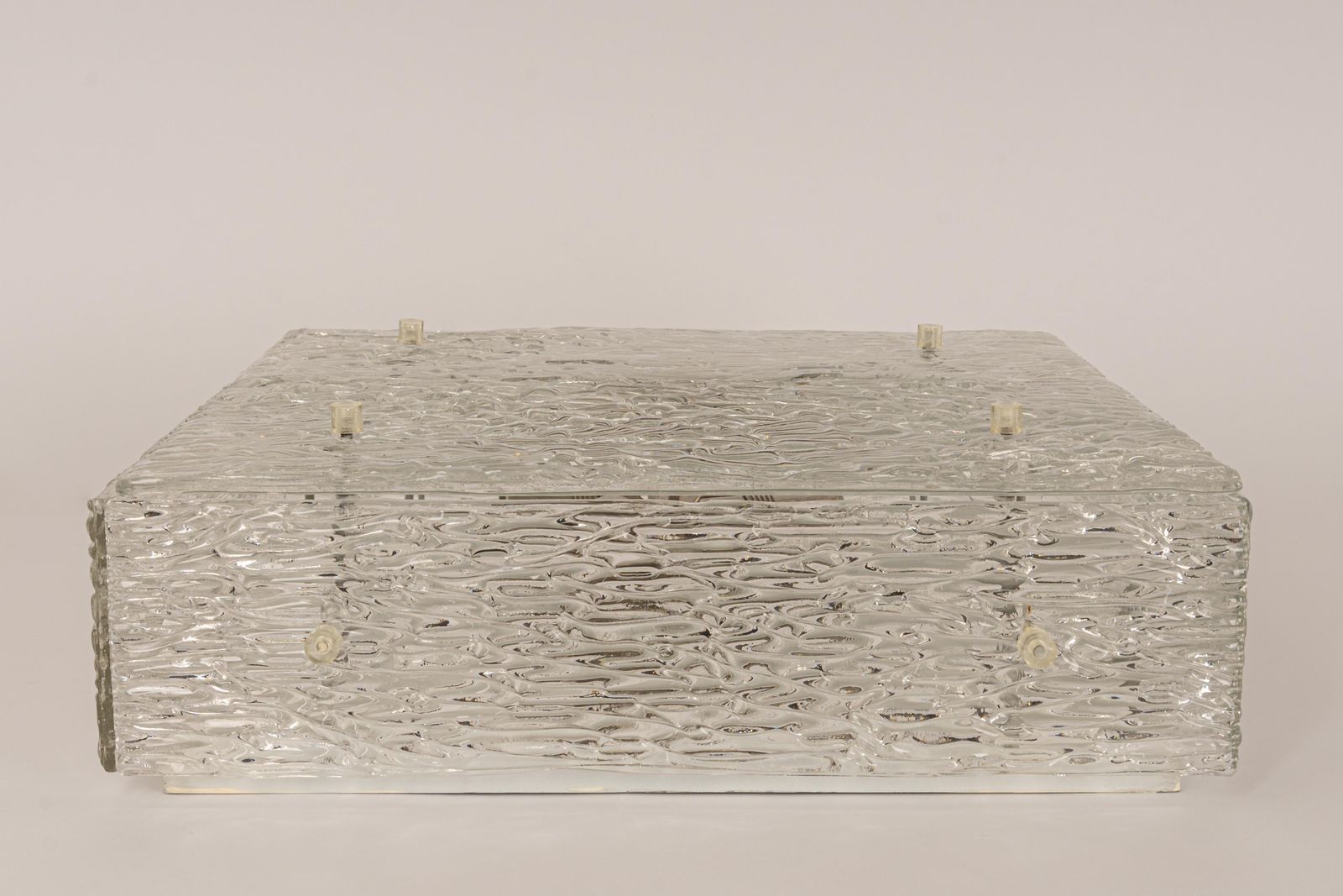 1 Of 3 Murano Glass Flushmount By Kalmar, Austria, 1960s photo Lighting
