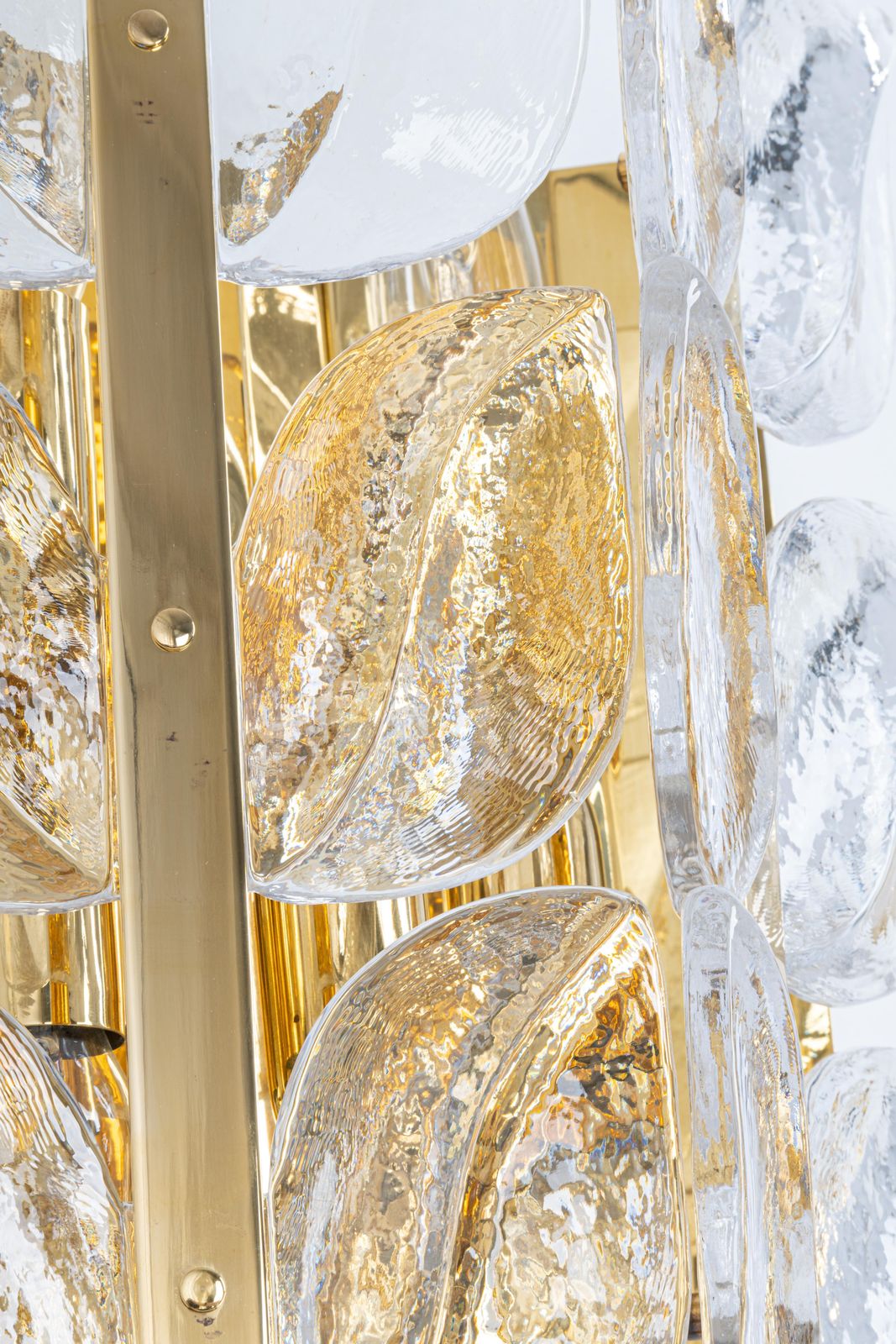 1 Of 2 Stunning Large Kalmar Muano Sconce Wall Lights, Florida, Austria, 1960s photo Lighting