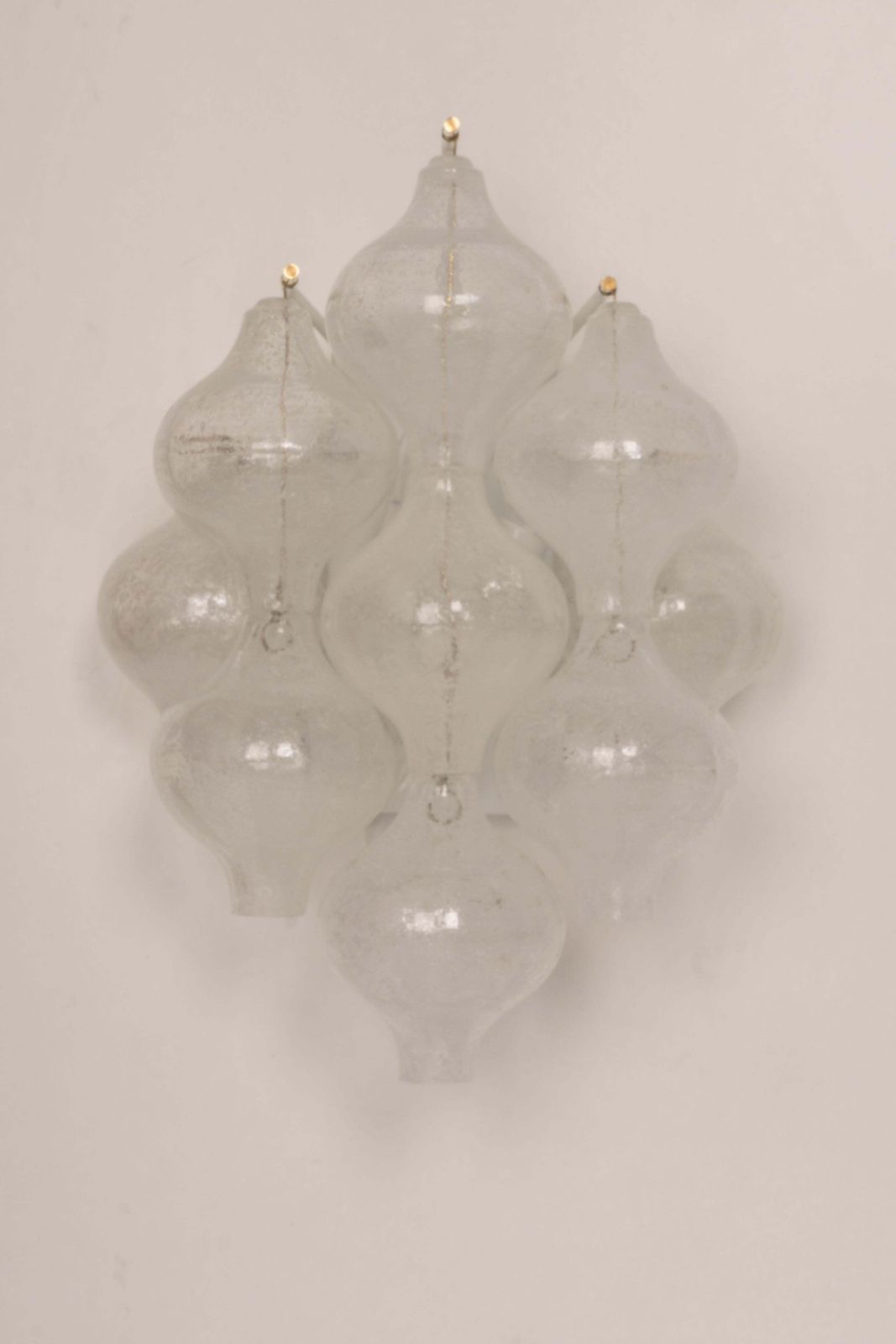1 Of 3 Pairs Of Kalmar 'Tulipan' Sconces Wall Lights, Austria, 1970s photo for sale
