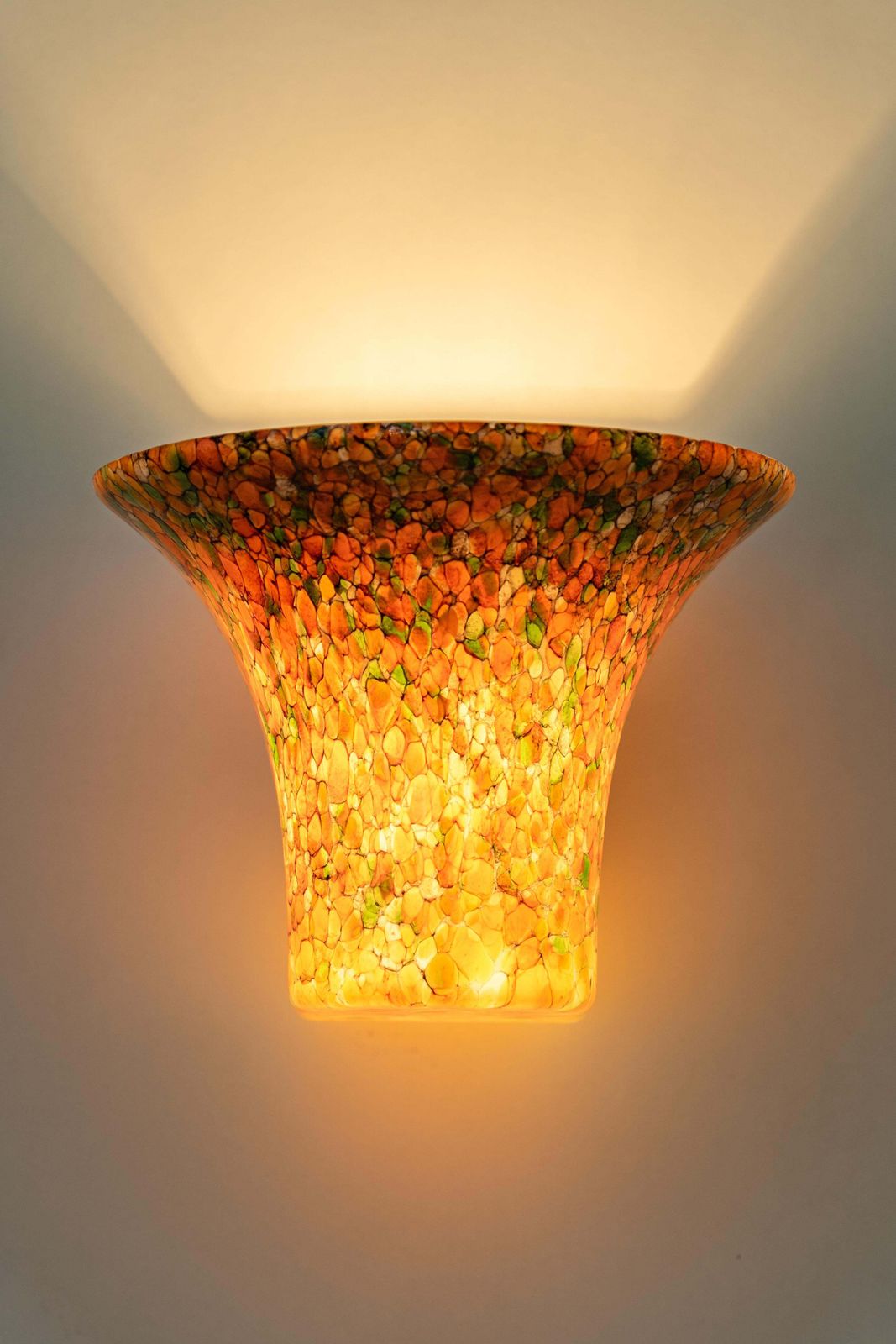 1 Of 4 Exclusive Murano Glass Wall Sconce By Peill & Putzler, Germany photo vintage