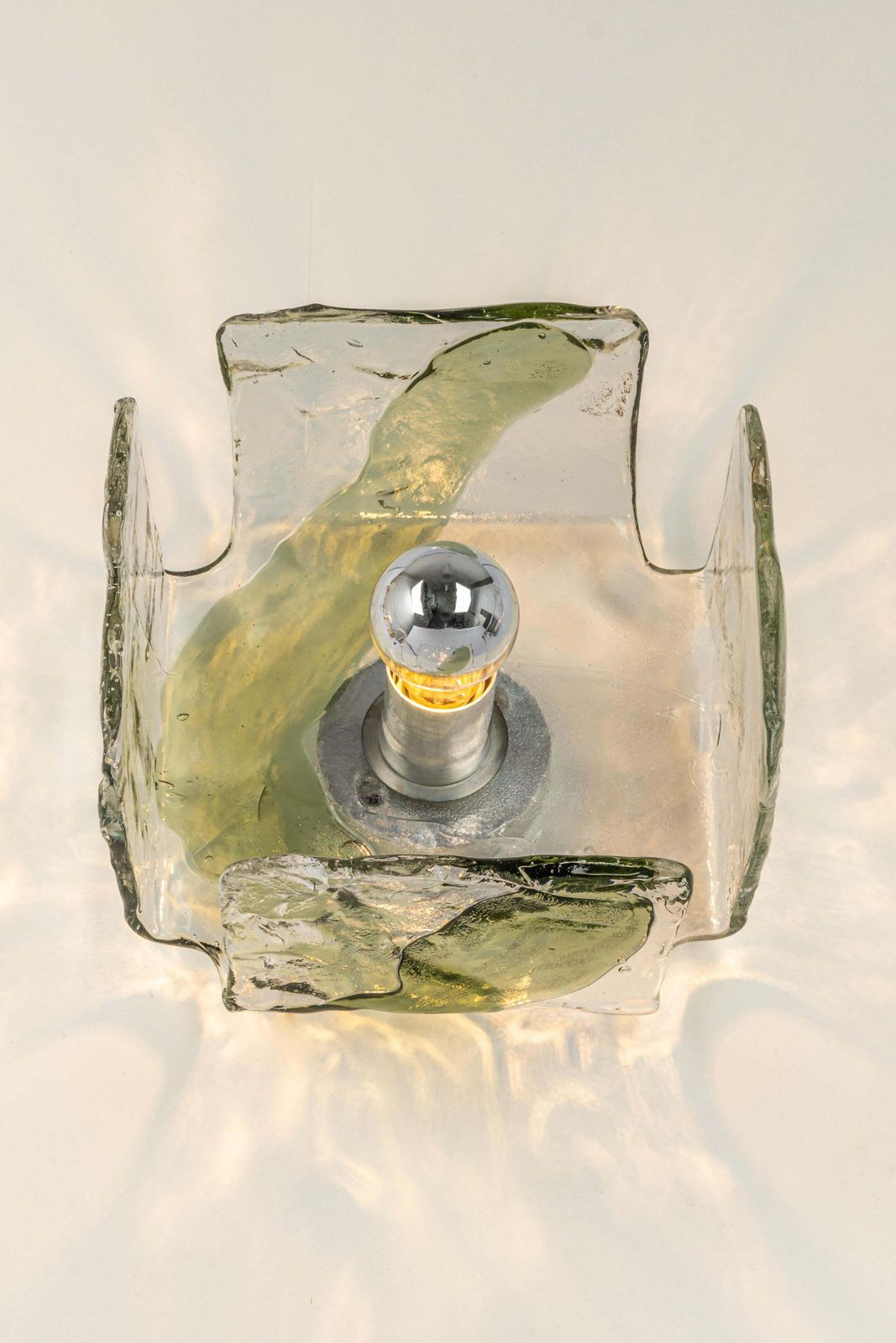 photo furniture 1 Of 15 Large Glass Wall Light Designed By Carlo Nason For Kalmar, 1960s