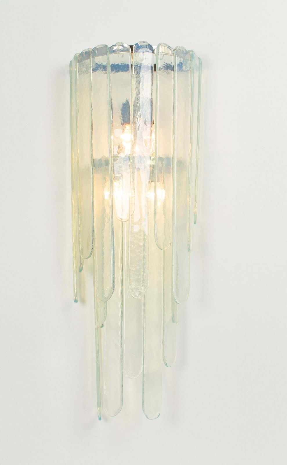 Extra Large Blue Murano Glass Wall Lamp By Carlo Nason For Mazzega, Italy, 1970s photo furniture