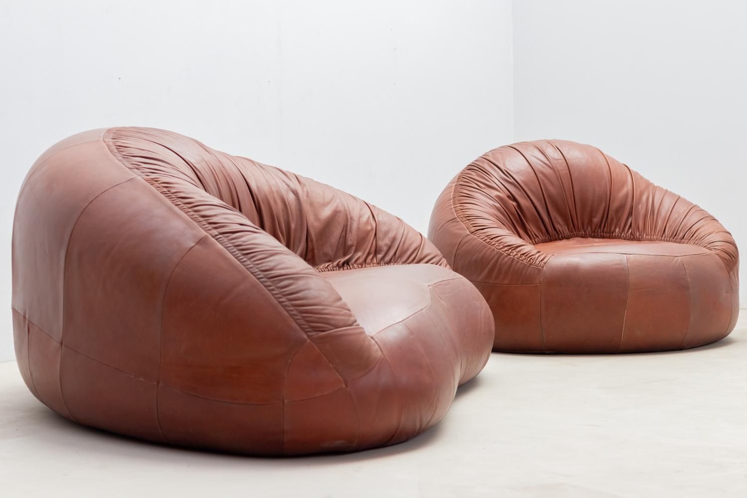 Pangolin Leather Sofa And Armchair By Egg Designs photo furniture