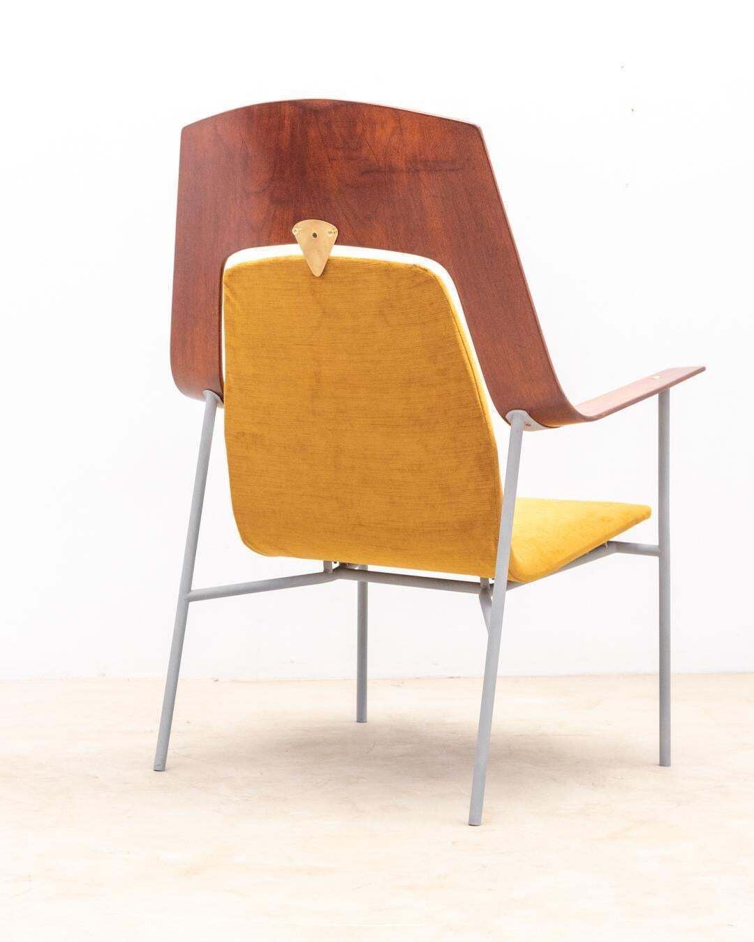 Plywood Armchair Attributed Robin Day, 1960s photo for sale