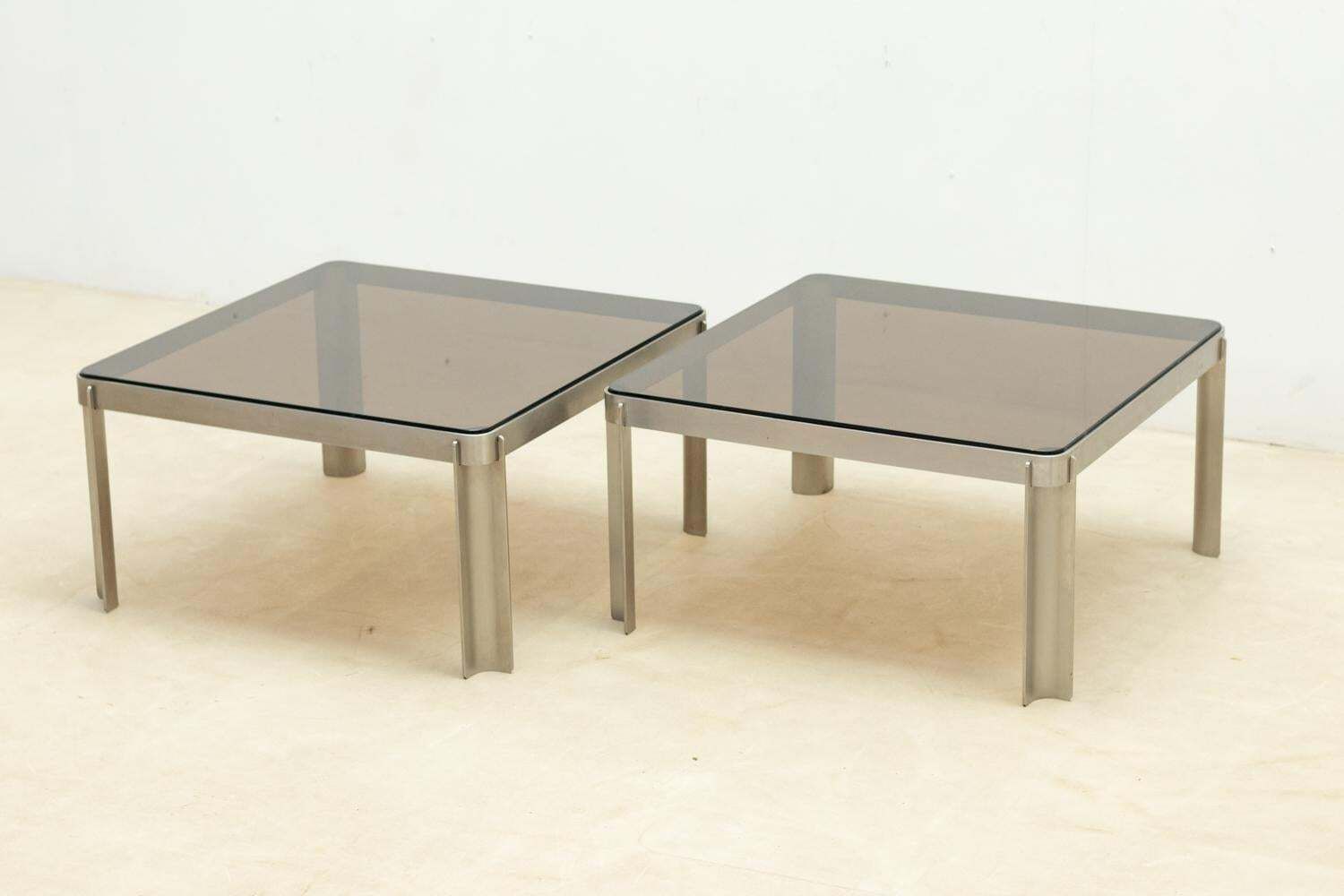 2579.0 Pair Of Mid Century Side Tables, 1970s photo