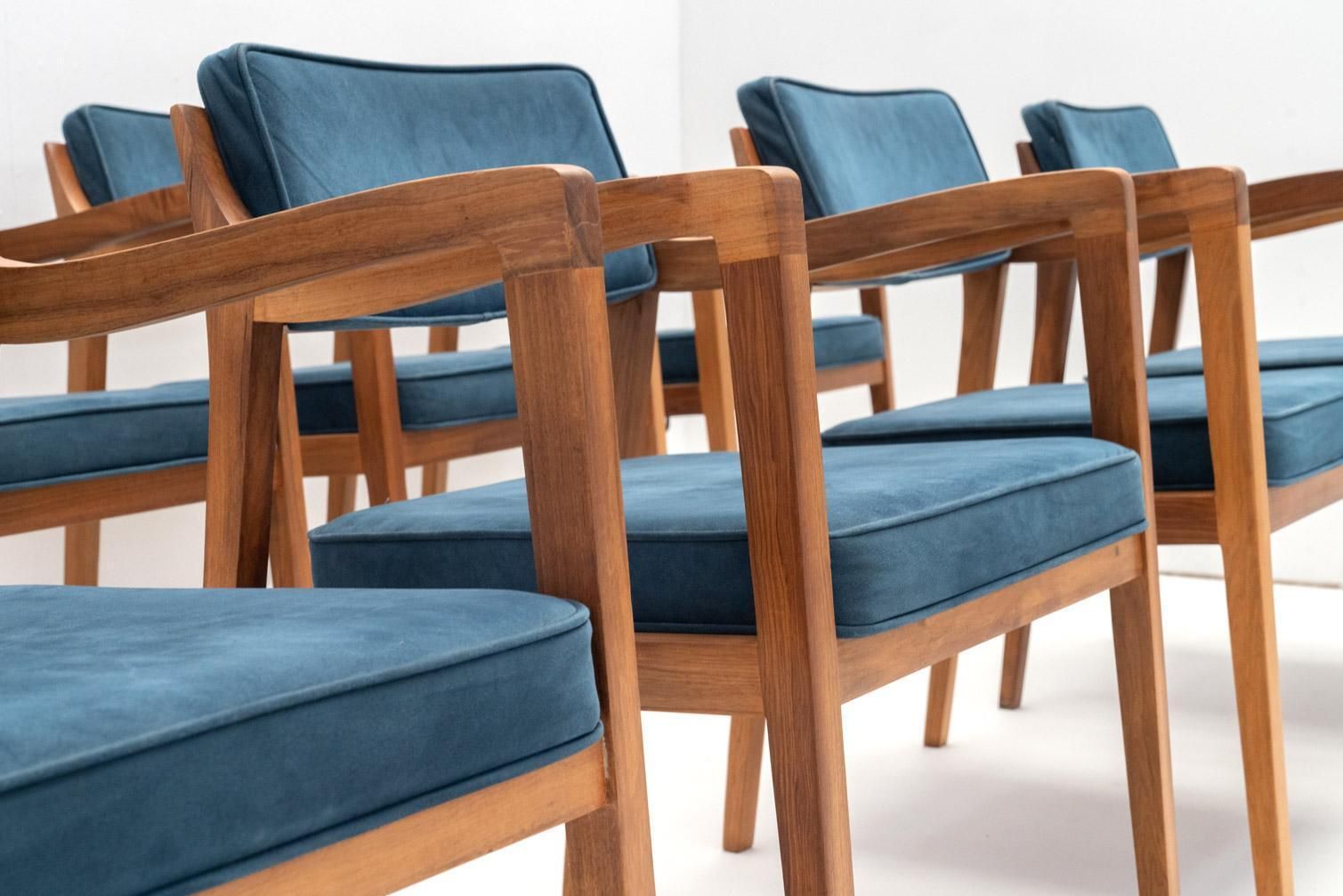 Set Of Rare Armchairs By Jules Wabbes, Belgium 1960's photo 12895.0