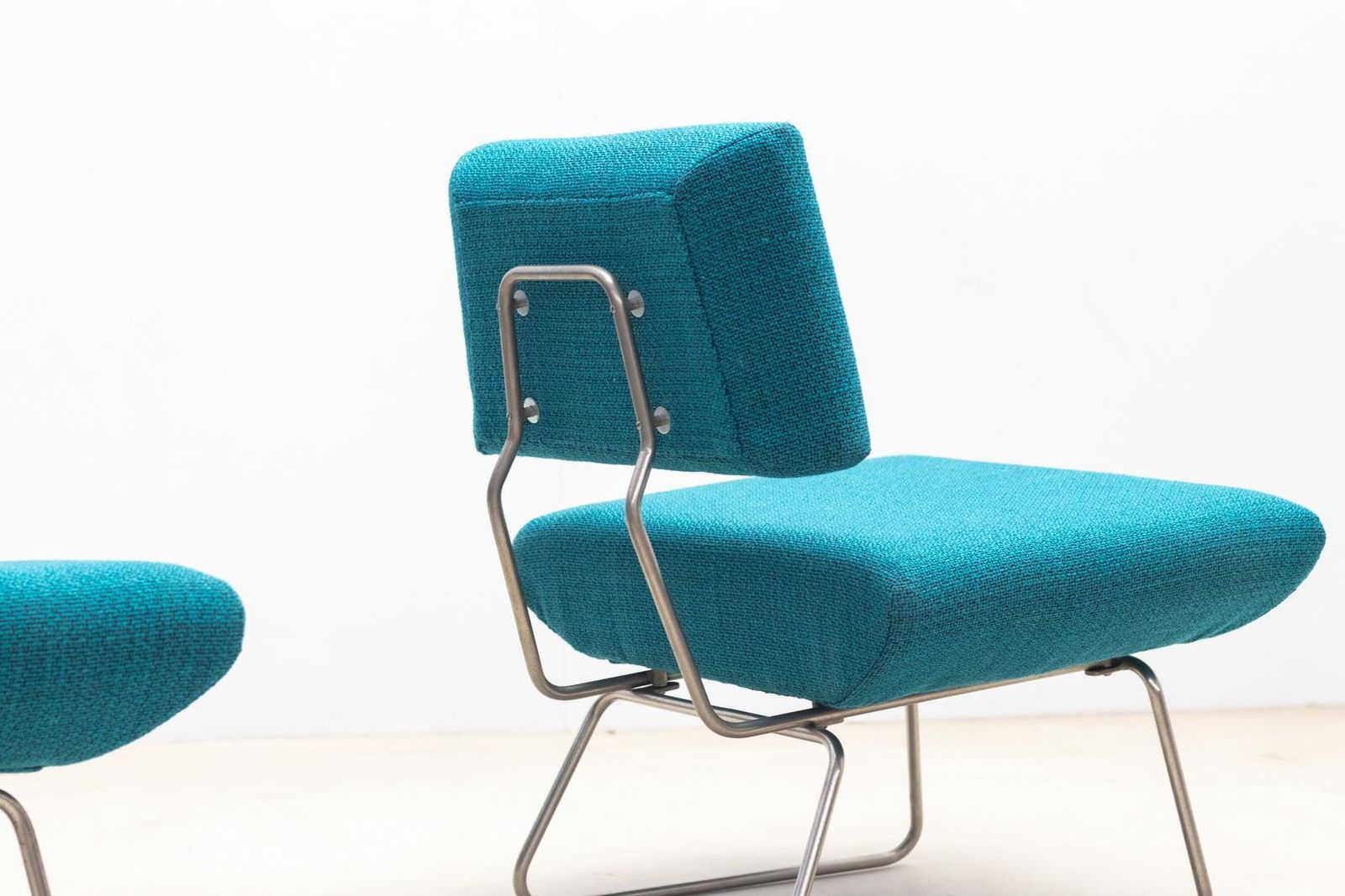 Pair Of Easy Lounge Chairs By George Coslin    1960s photo buy