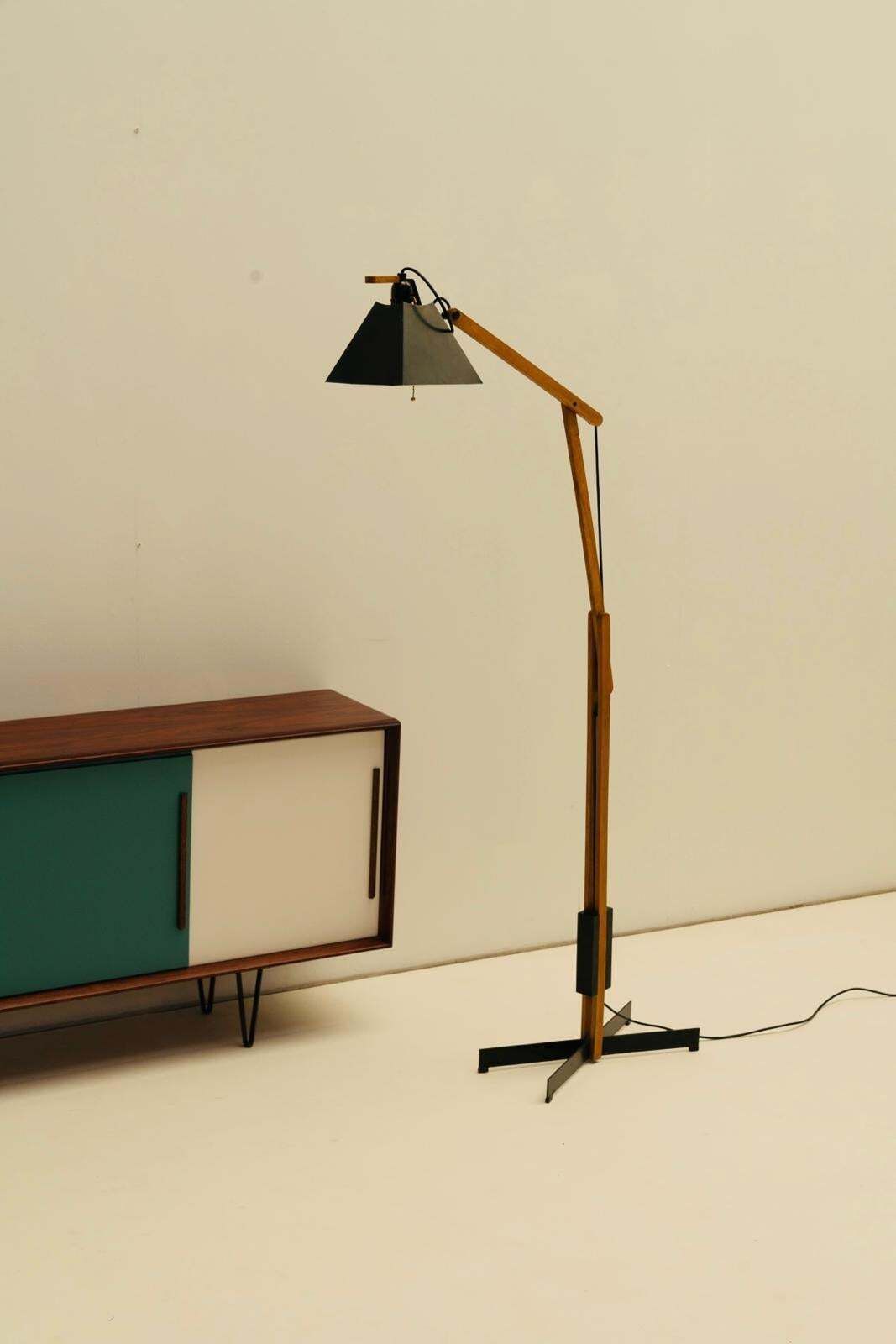Articulated Floor Lamp  By Gemma Bernal For Tramo 1970's photo furniture