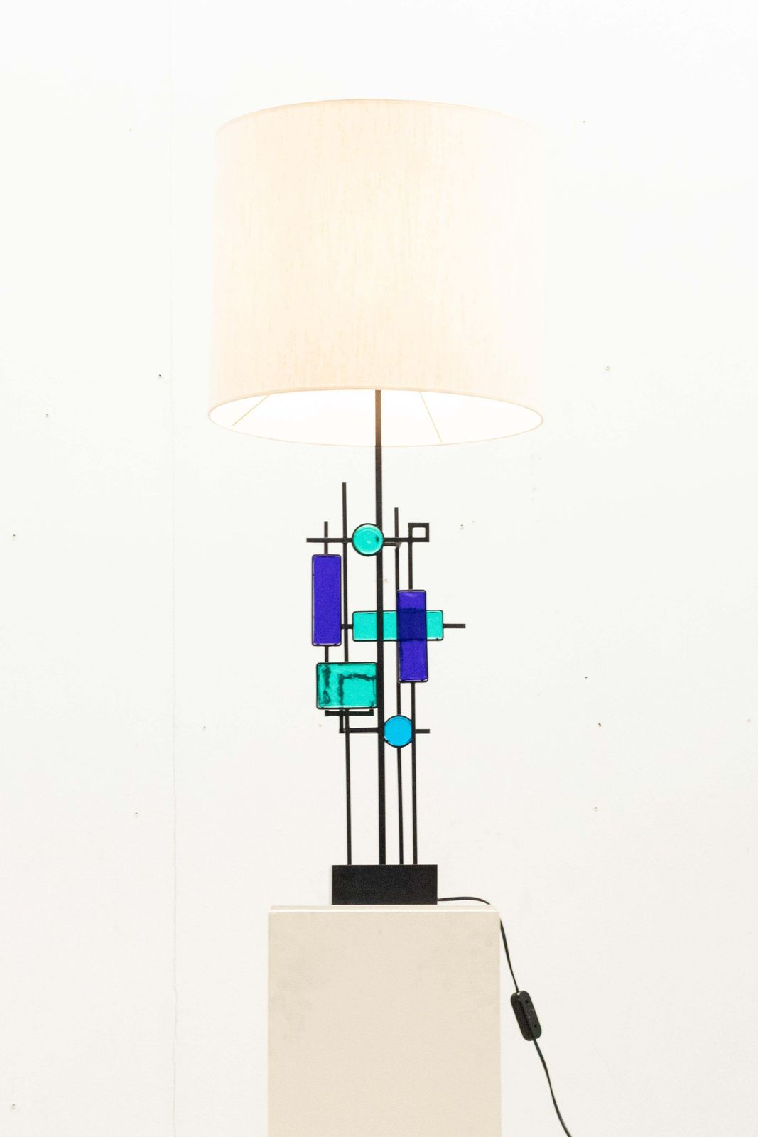 Glass Table Lamp By Svend Aage Holm Sørensen For Holm Sørensen & Co, 1960s photo furniture
