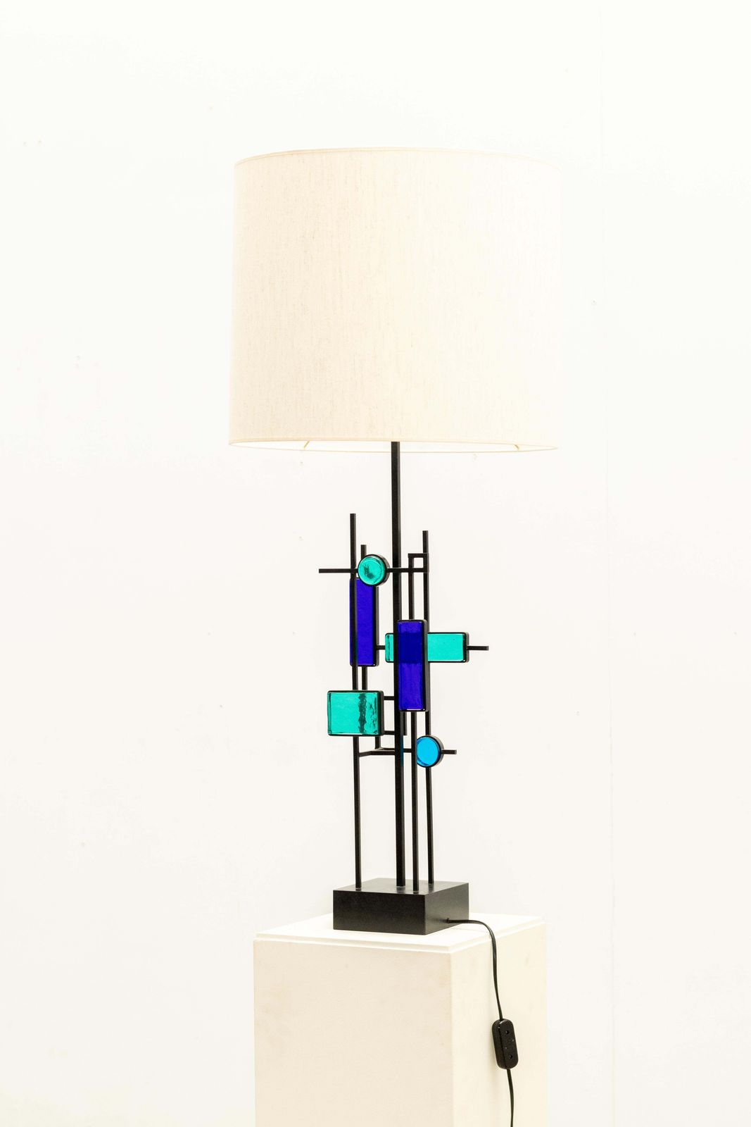 photo buy Glass Table Lamp By Svend Aage Holm Sørensen For Holm Sørensen & Co, 1960s