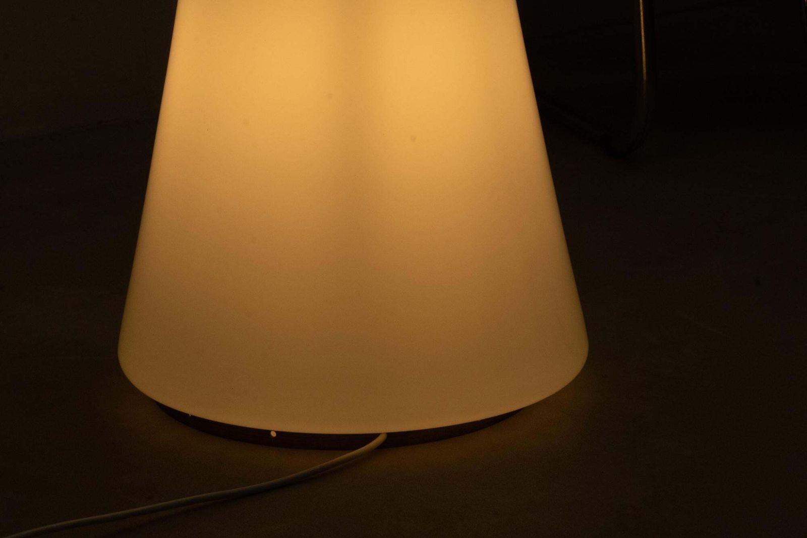 Blue And White Murano Glass Floor Lamp Attr. To Carlo Nason For Selenova, 1960s photo vintage