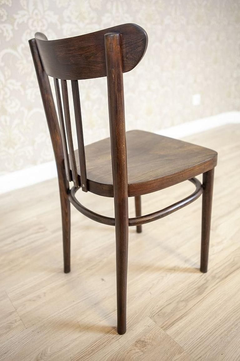 Two 20th Century Brown Beech Chairs In The Thonet Style photo 516.0
