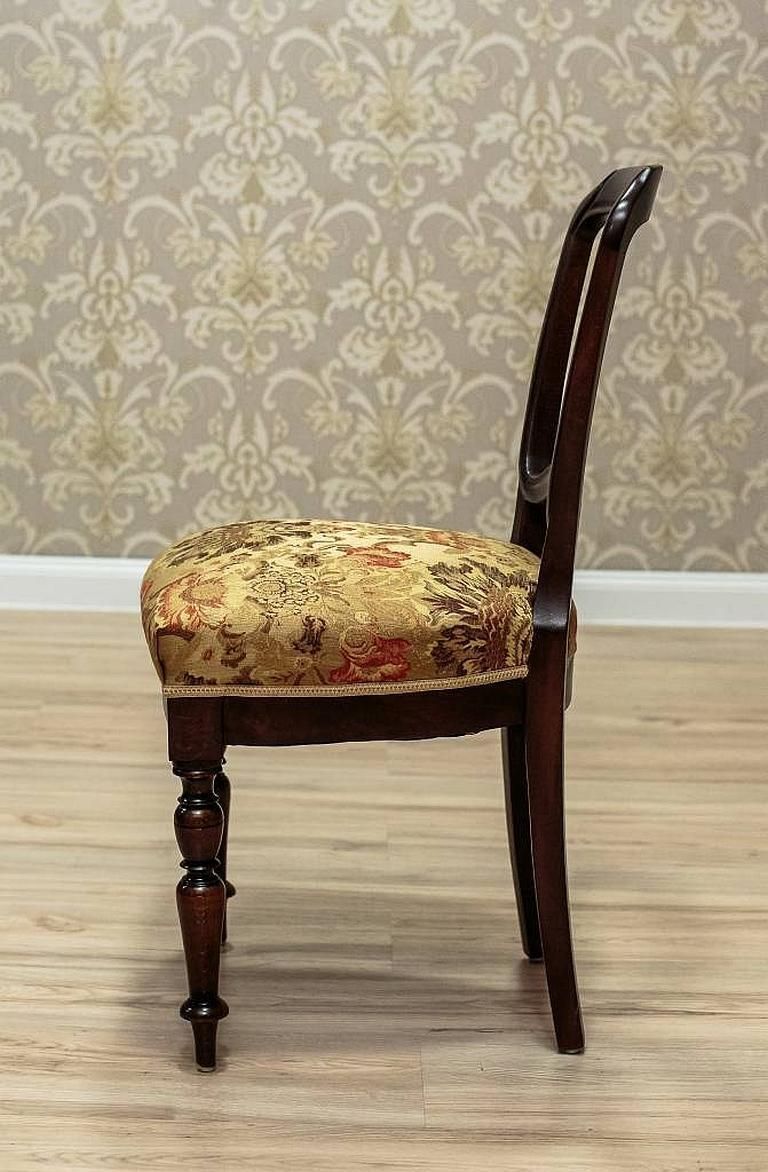 1930s Vintage Mahogany Chairs   Set Of 4 photo 851.0