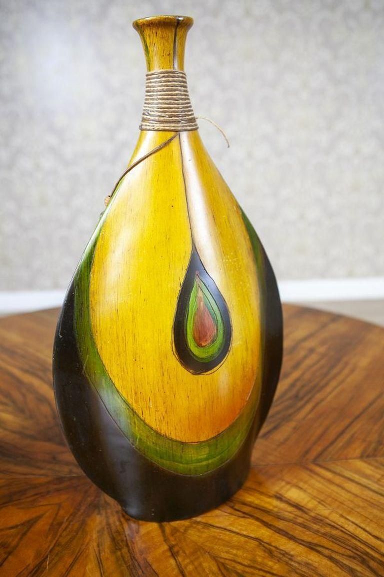 Pair Of Stylized African Vases From The Late 20th Century photo Home Decor