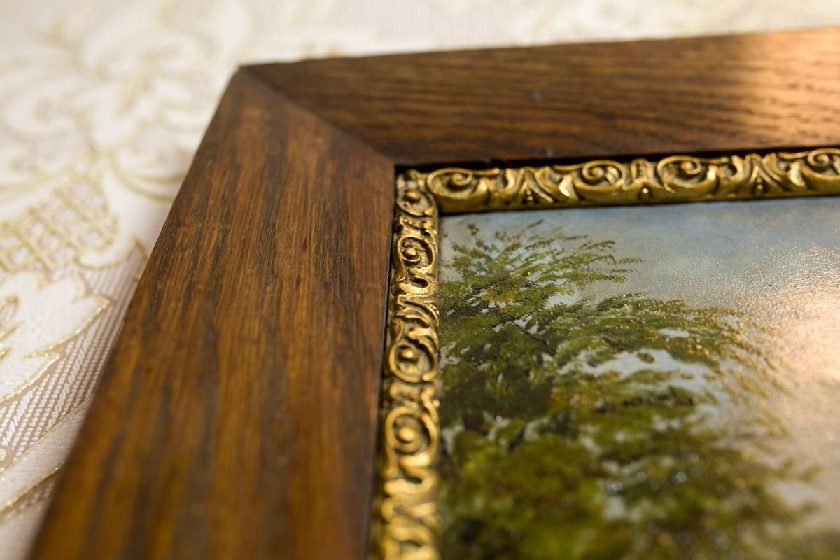 Oil On Canvas Depicting A Landscape, Circa 1894 photo for sale