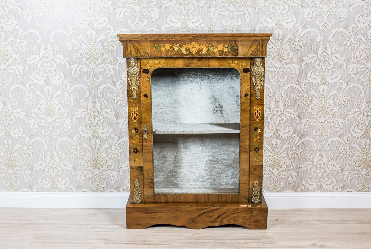 Victorian Cabinet From The 19th Century Veneered With Walnut photo furniture