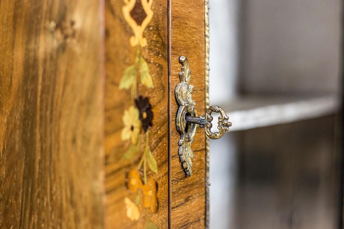 photo buy Victorian Cabinet From The 19th Century Veneered With Walnut