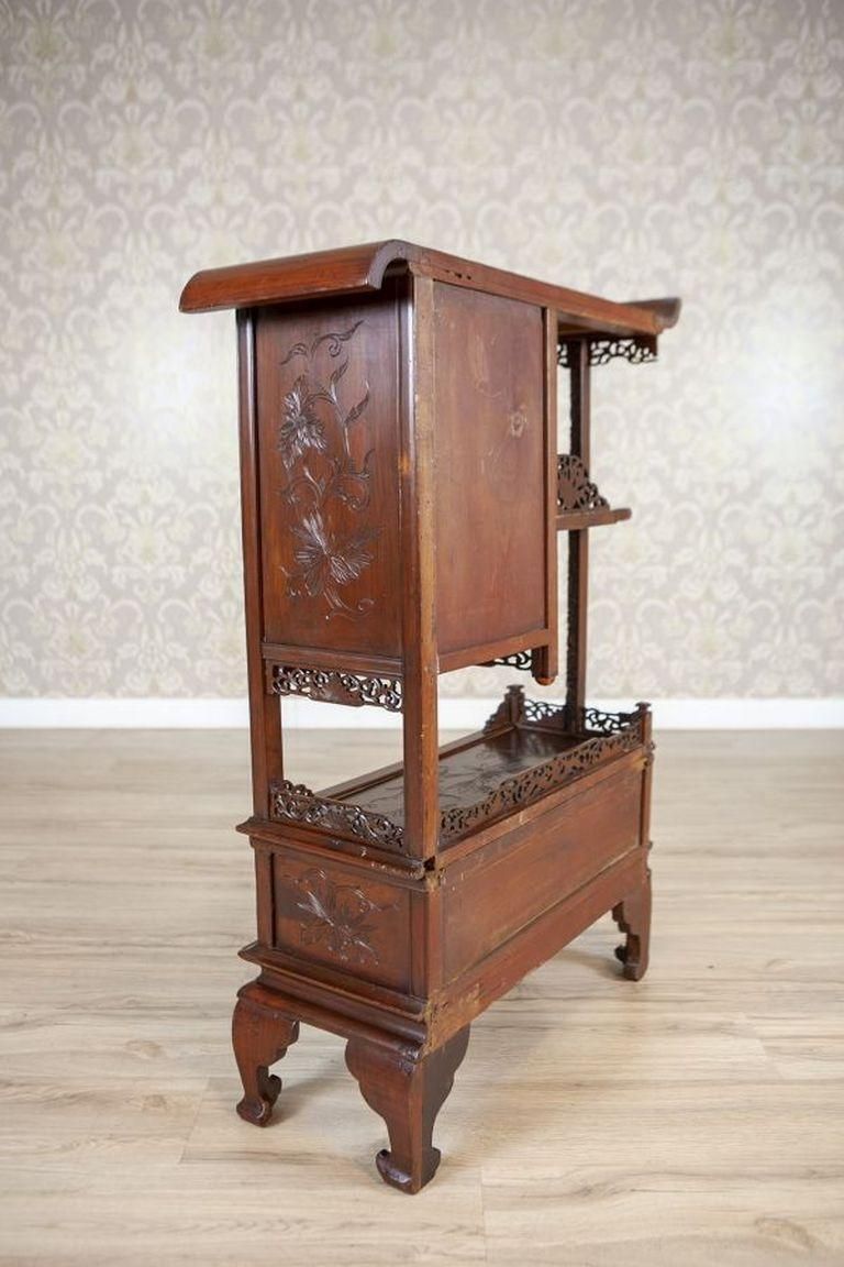 19th Century Japanese Cabinet Made Of Exotic Wood In Brown photo buy
