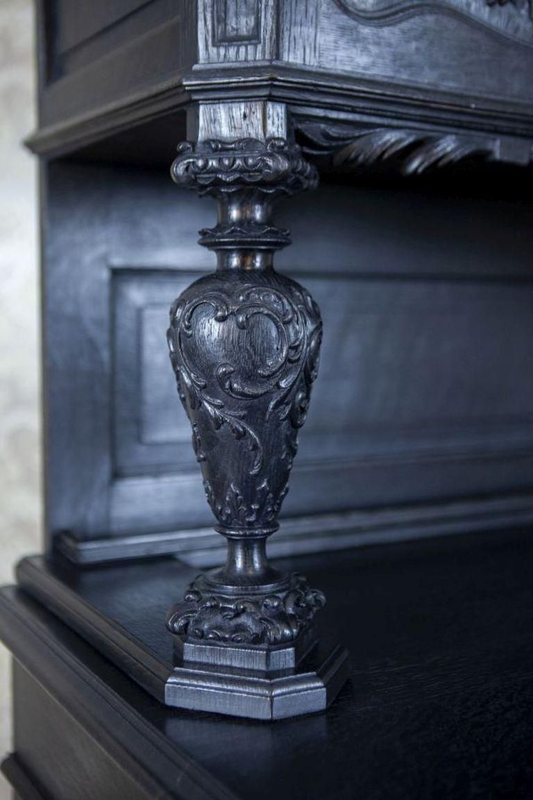 1977.0 Oak Cabinet In The Rococo Revival Style From The Early 20th Century photo