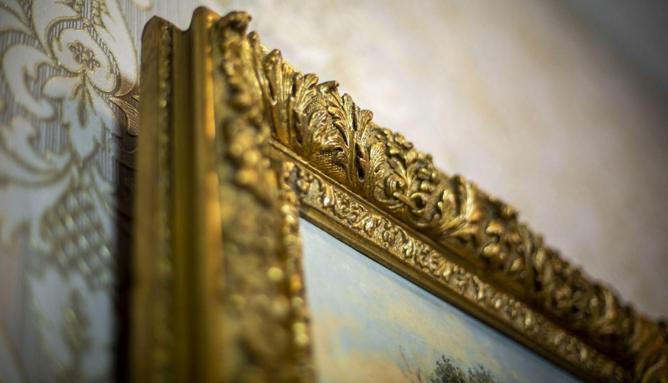 photo for sale Oil On Canvas From The Turn Of The 19th And 20th Centuries