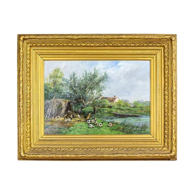 Landscape By Luis Remy Matifas, Fourth Quarter Of The 19th Century
