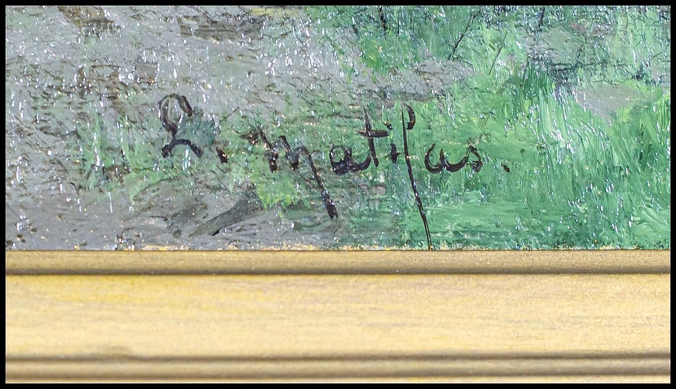 Landscape By Luis Remy Matifas, Fourth Quarter Of The 19th Century photo Art