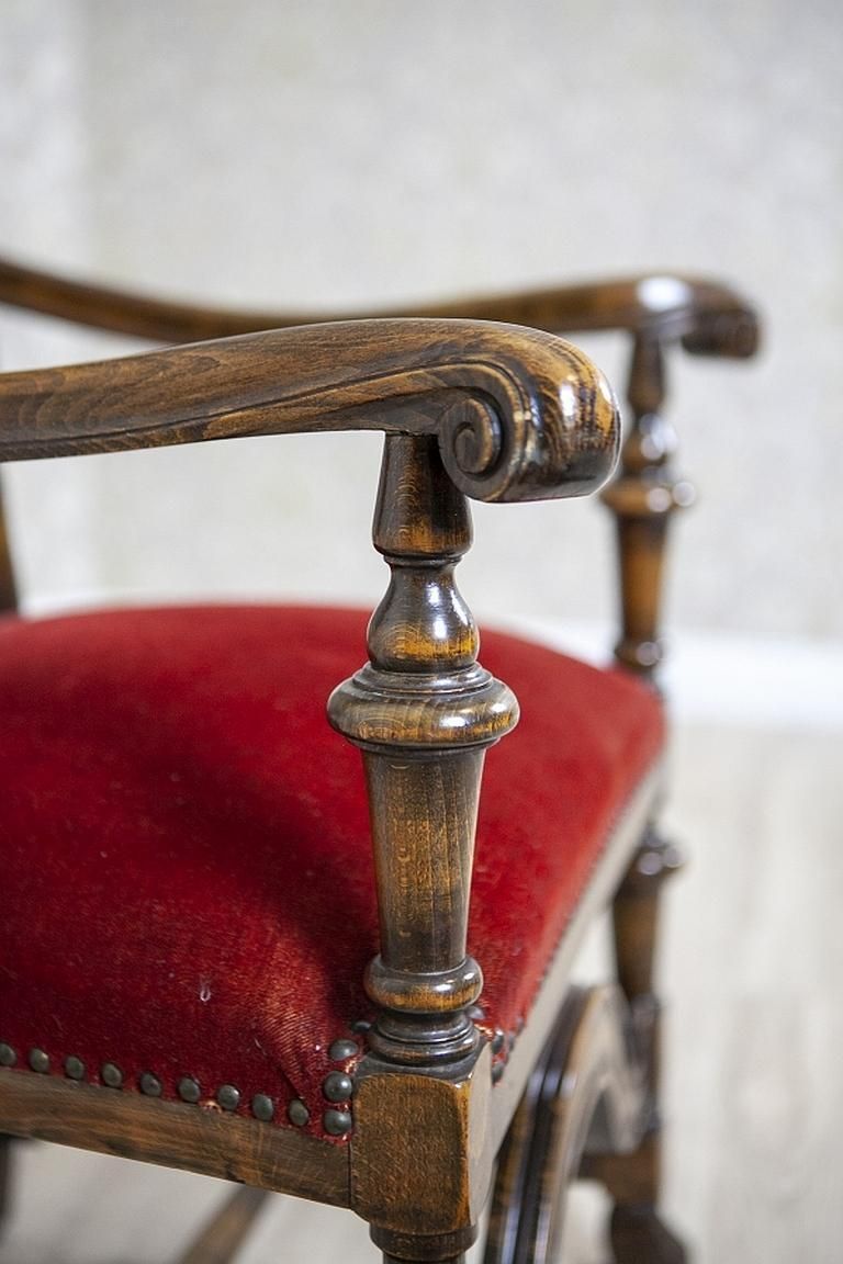 Armchair From The Early 20th Century With Rattan Backrest photo 774.0