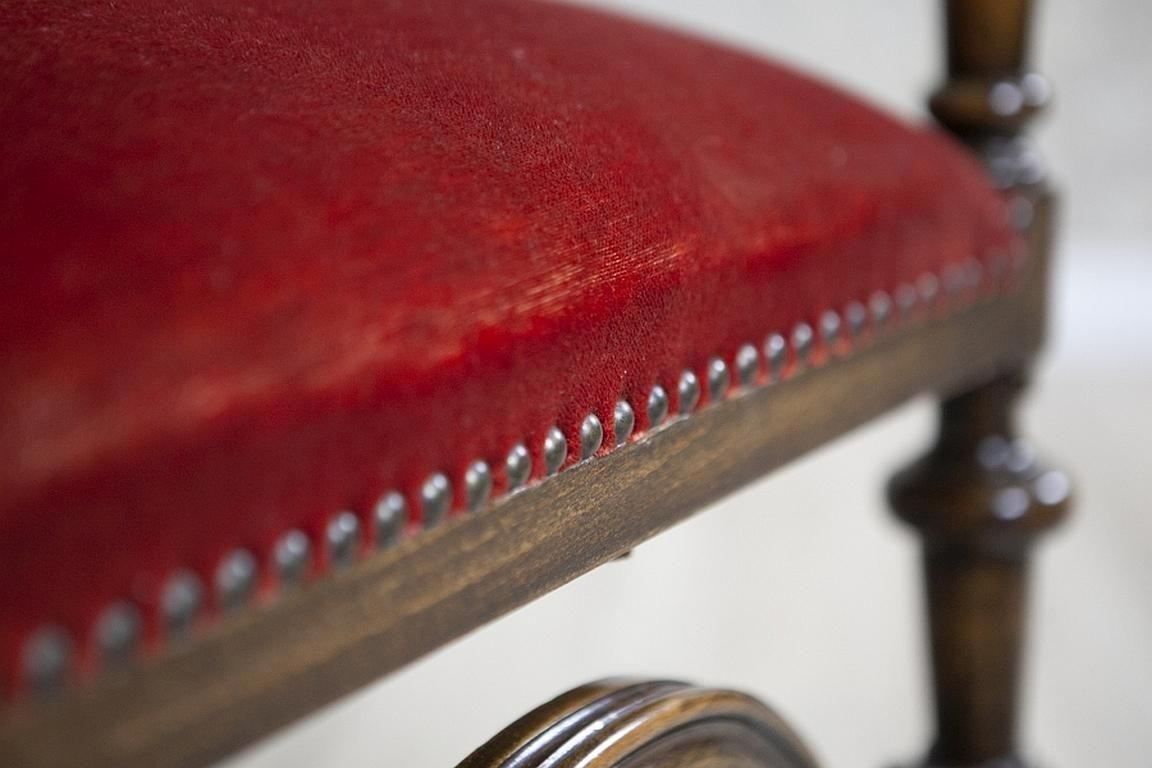Armchair From The Early 20th Century With Rattan Backrest photo vinterior