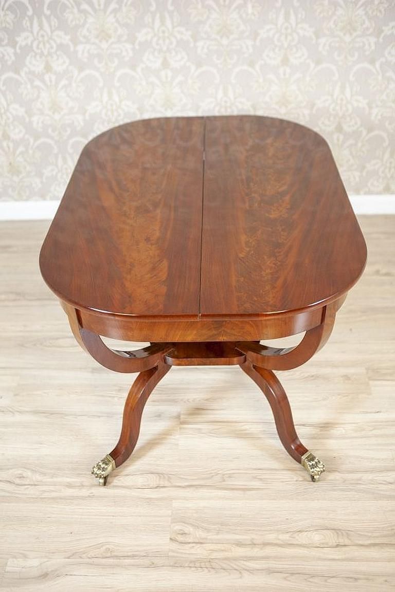 Biedermeier Mahogany Center Table From The Late 19th Century photo 2407.0