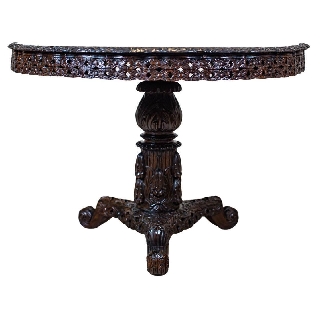 Decorative Rosewood Table From The Turn Of The 19th And 20th Centuries photo furniture