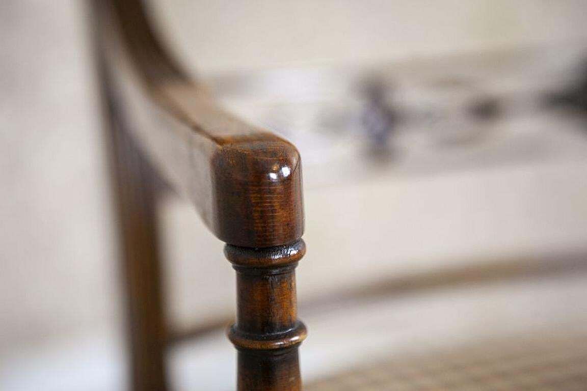 Furniture Set Of Stylized Oak Armchairs From The Mid. 20th Century In Light Colors photo