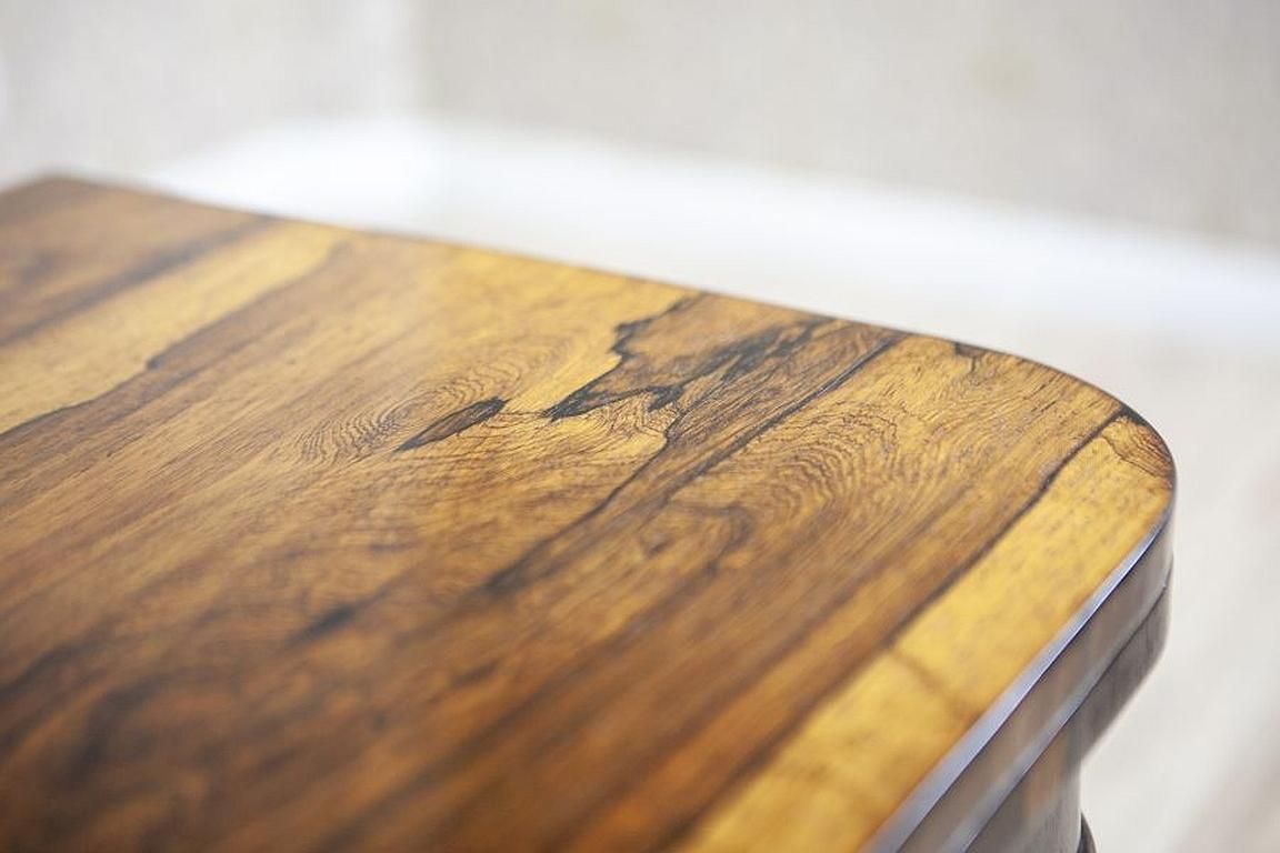 Fold Out Rosewood Card Table From The Turn Of The 19th And 20th Centuries photo Furniture