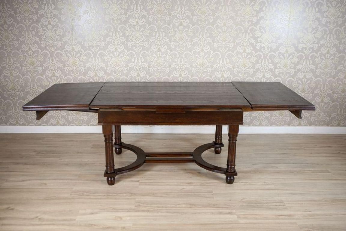 Extendable Oak Dining Table From The Early 20th Century photo 2485.0