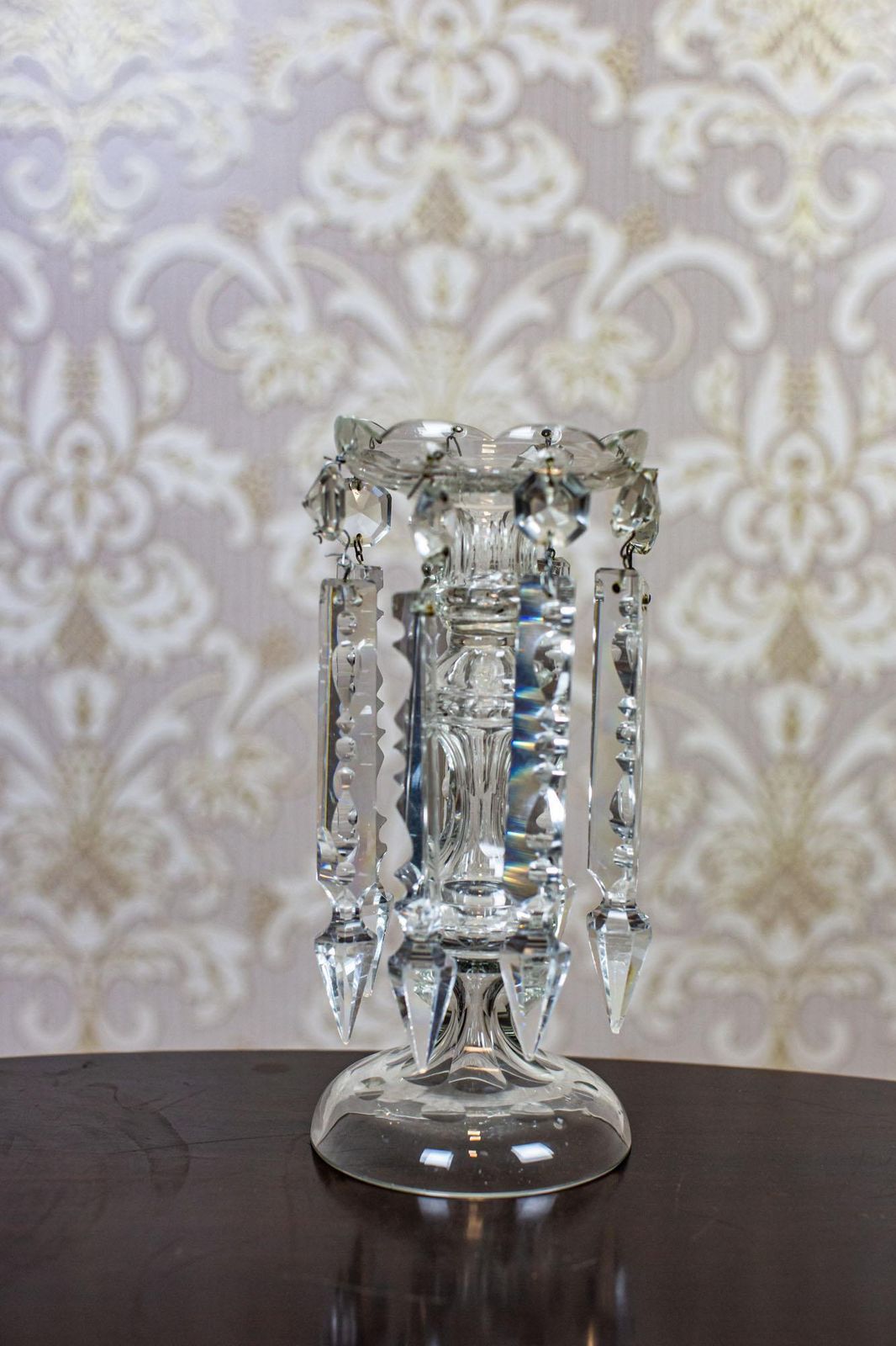 Crystal Candelabra From The Early 20th Century photo Home Decor