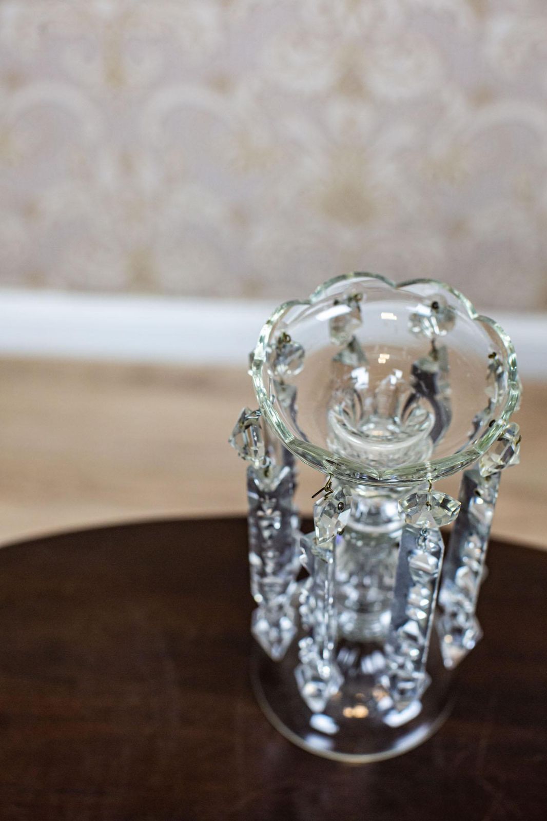 photo for sale Crystal Candelabra From The Early 20th Century