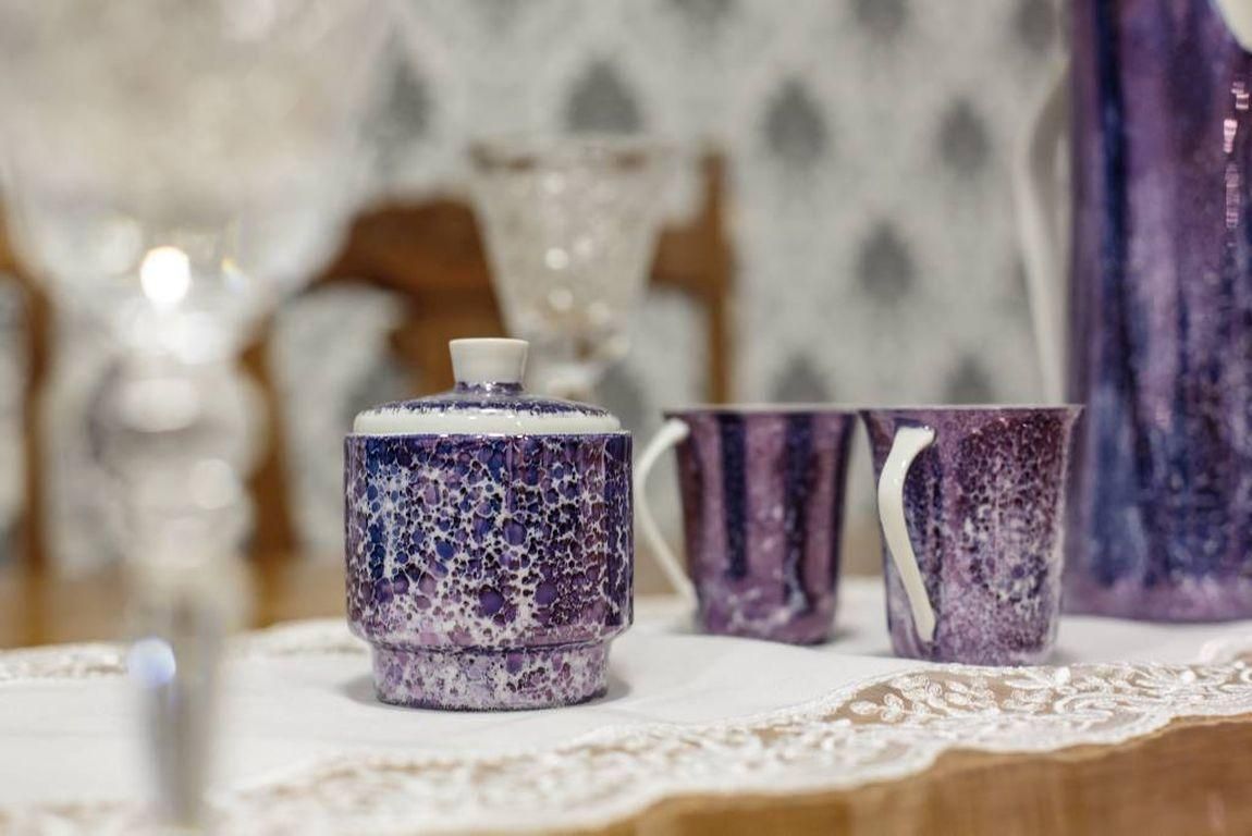 ćmielów, Porcelain Coffee Set From The Period Of The Polish People’s Republic photo furniture